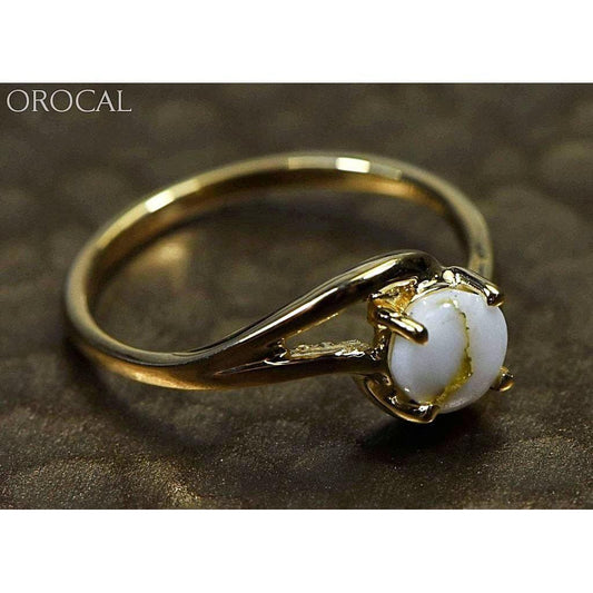 Orocal Gold Quartz Ladies Ring RL696Q-Destination Gold Detectors
