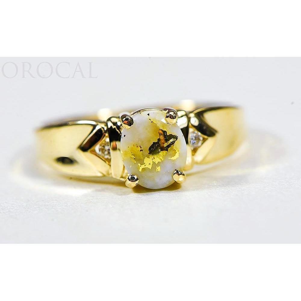Orocal Gold Quartz Ladies Ring RL736D3Q-Destination Gold Detectors