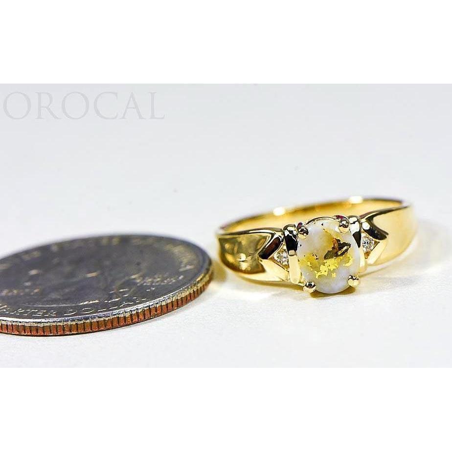 Orocal Gold Quartz Ladies Ring RL736D3Q-Destination Gold Detectors