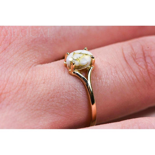 Orocal Gold Quartz Ladies Ring RL751Q-Destination Gold Detectors