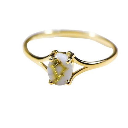 Orocal Gold Quartz Ladies Ring RL751Q-Destination Gold Detectors