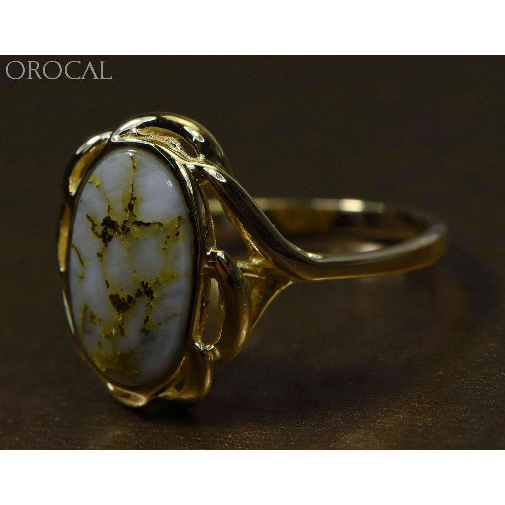 Orocal Gold Quartz Ladies Ring RL754Q-Destination Gold Detectors