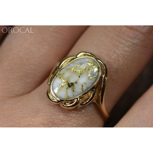 Orocal Gold Quartz Ladies Ring RL754Q-Destination Gold Detectors