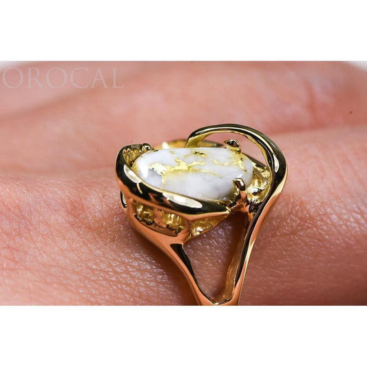 Orocal Gold Quartz Ladies Ring RL784SQ-Destination Gold Detectors