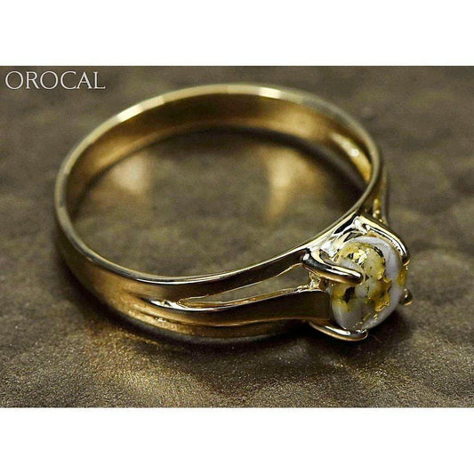 Orocal Gold Quartz Ladies Ring RL787Q-Destination Gold Detectors