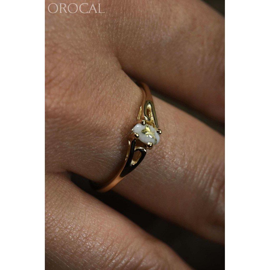Orocal Gold Quartz Ladies Ring RL788Q-Destination Gold Detectors