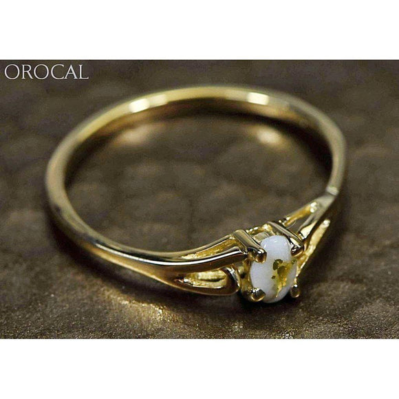 Orocal Gold Quartz Ladies Ring RL788Q-Destination Gold Detectors