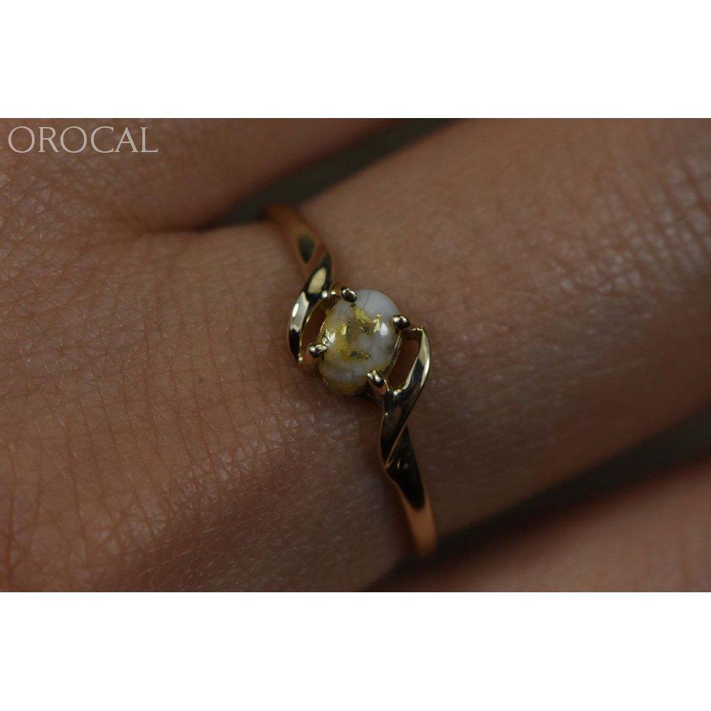 Orocal Gold Quartz Ladies Ring RL789Q-Destination Gold Detectors