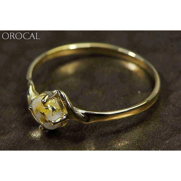 Orocal Gold Quartz Ladies Ring RL789Q-Destination Gold Detectors