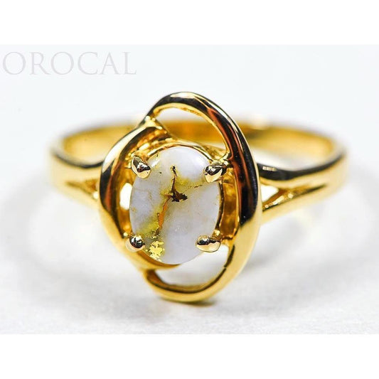 Orocal Gold Quartz Ladies Ring RL805Q-Destination Gold Detectors