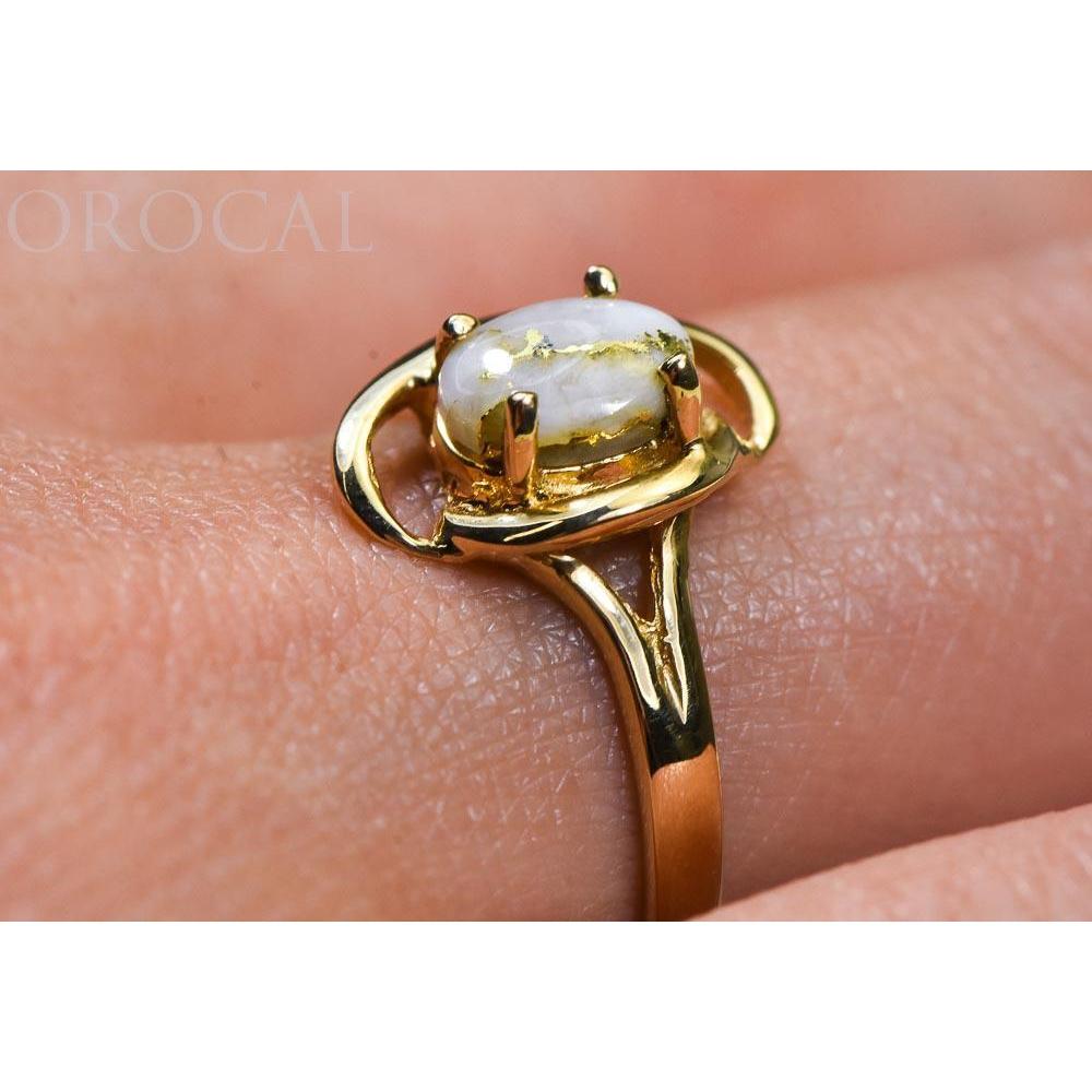 Orocal Gold Quartz Ladies Ring RL805Q-Destination Gold Detectors