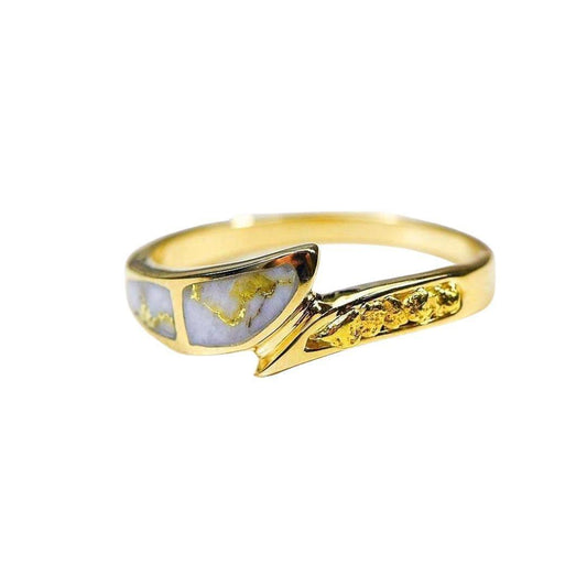 Orocal Gold Quartz Ladies Ring RL870NQ-Destination Gold Detectors