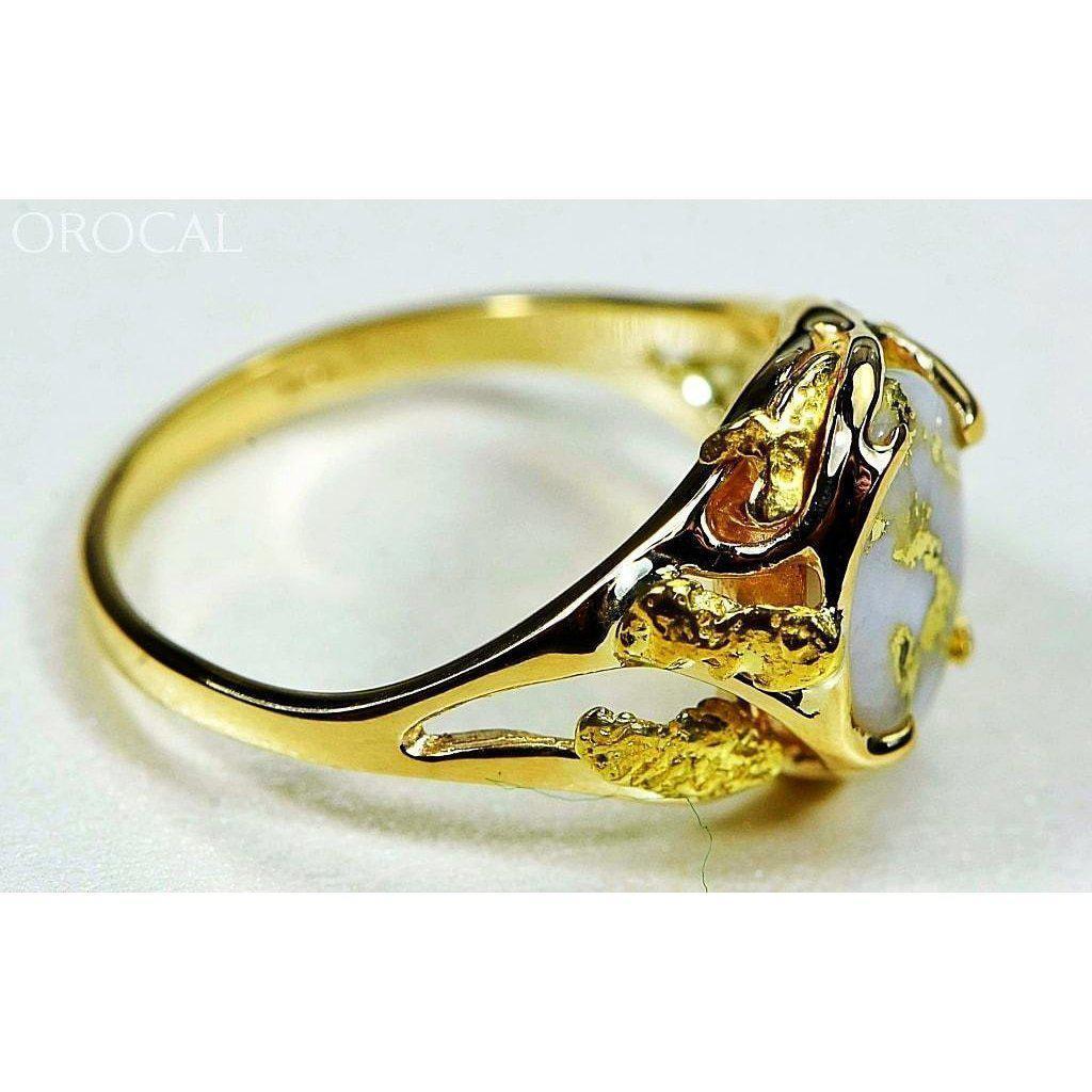 Orocal Gold Quartz Ladies Ring - RL958Q-Destination Gold Detectors