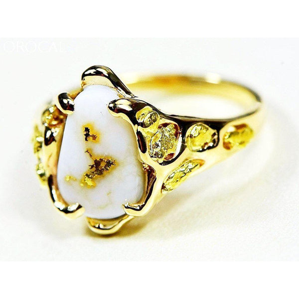 Orocal Gold Quartz Ladies Ring RL964Q-Destination Gold Detectors