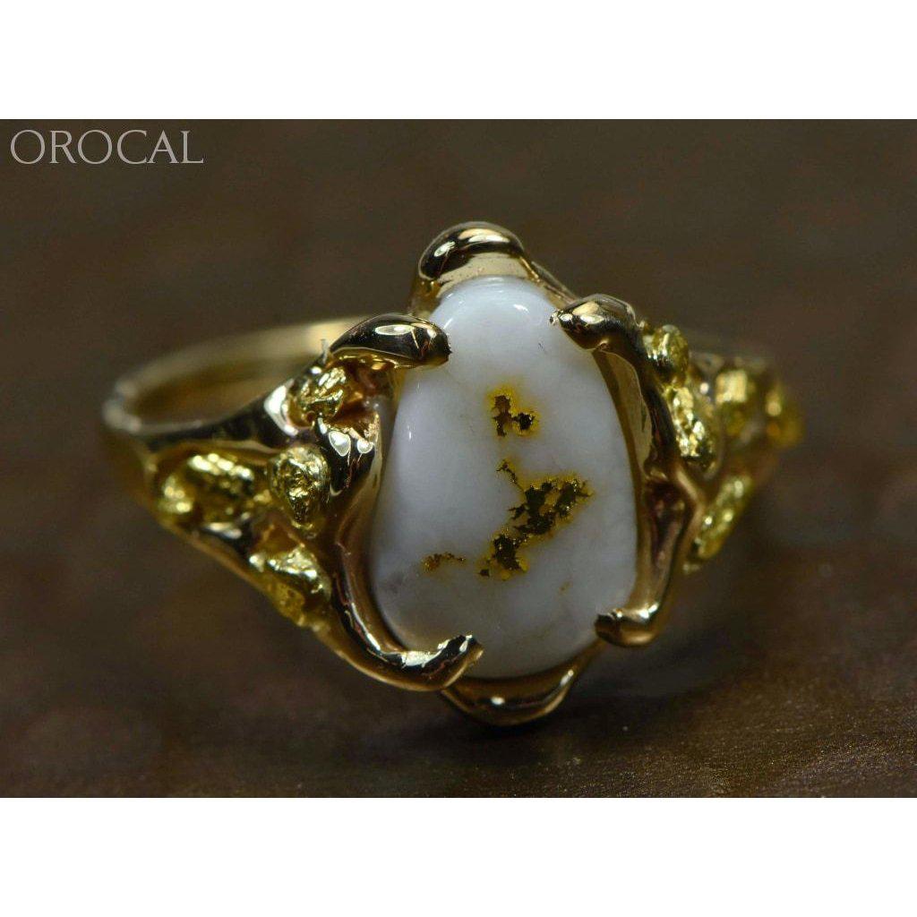 Orocal Gold Quartz Ladies Ring RL964Q-Destination Gold Detectors