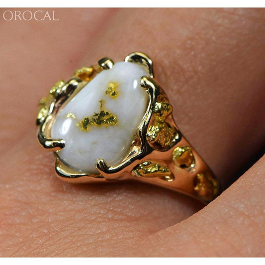 Orocal Gold Quartz Ladies Ring RL964Q-Destination Gold Detectors