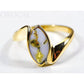 Orocal Gold Quartz Ladies Ring RL972Q-Destination Gold Detectors