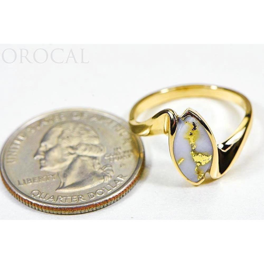 Orocal Gold Quartz Ladies Ring RL972Q-Destination Gold Detectors