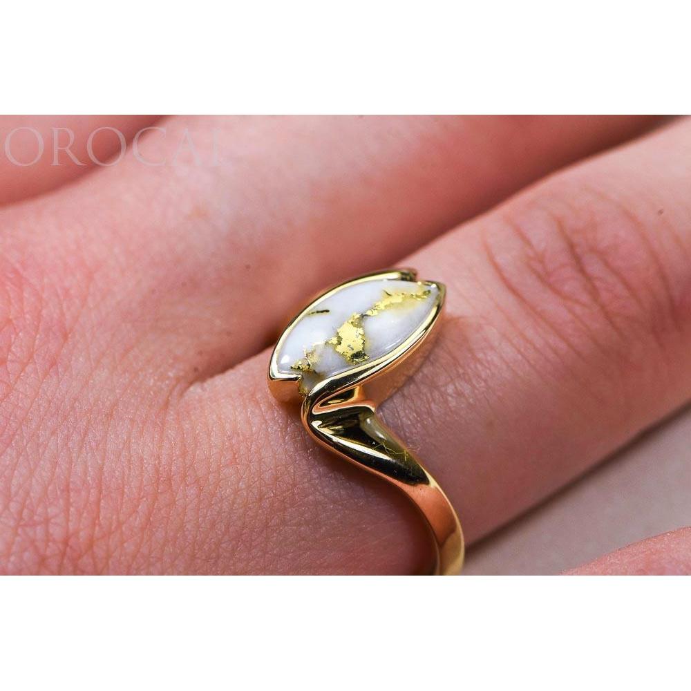 Orocal Gold Quartz Ladies Ring RL972Q-Destination Gold Detectors