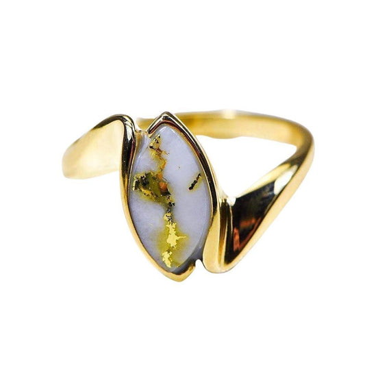Orocal Gold Quartz Ladies Ring RL972Q-Destination Gold Detectors