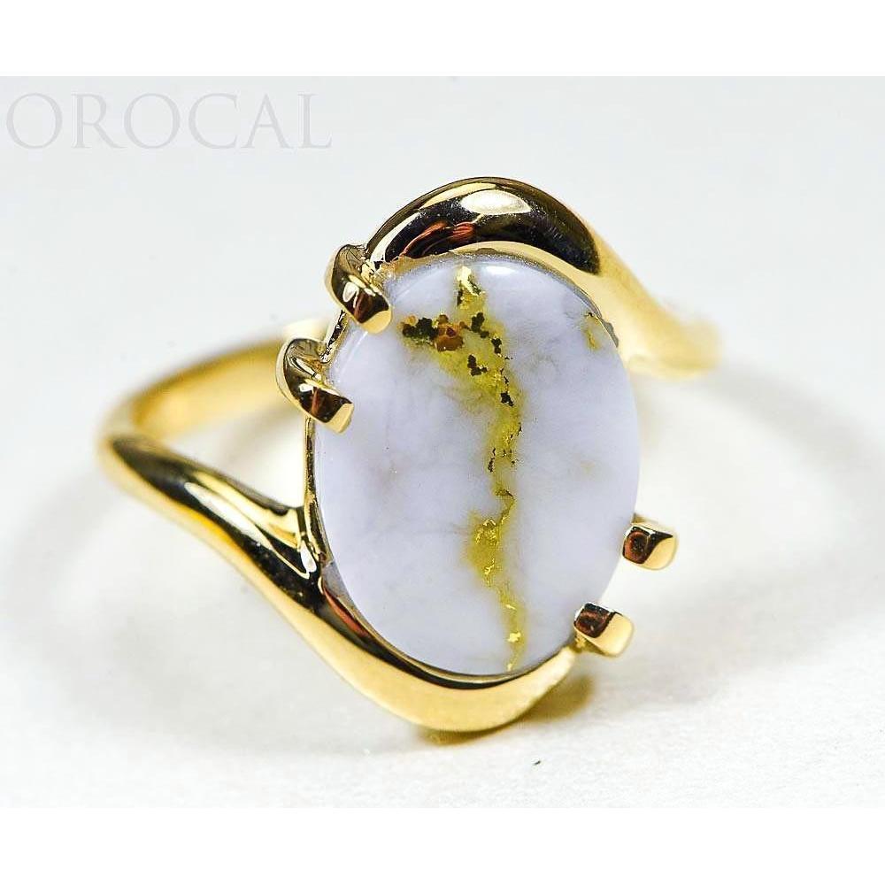 Orocal Gold Quartz Ladies Ring RL994LQ-Destination Gold Detectors