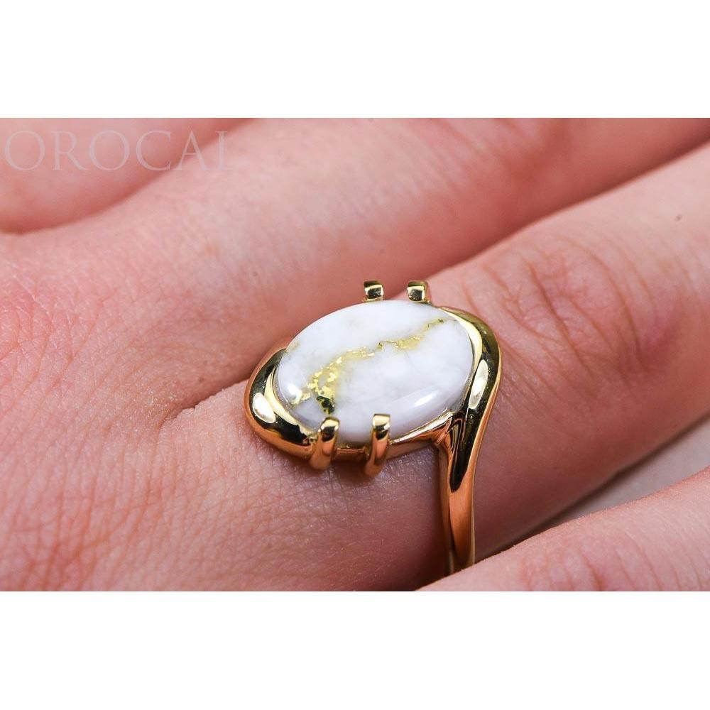 Orocal Gold Quartz Ladies Ring RL994LQ-Destination Gold Detectors