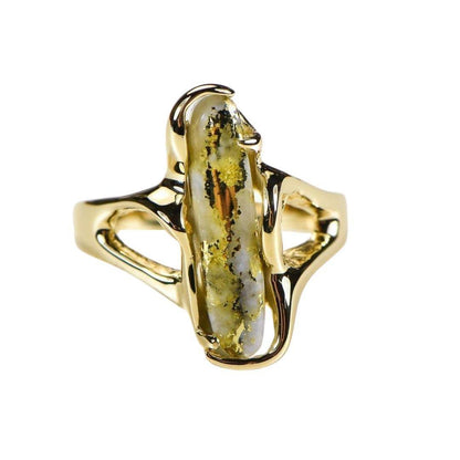 Orocal Gold Quartz Ladies Ring - RL999Q-Destination Gold Detectors