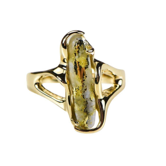 Orocal Gold Quartz Ladies Ring - RL999Q-Destination Gold Detectors