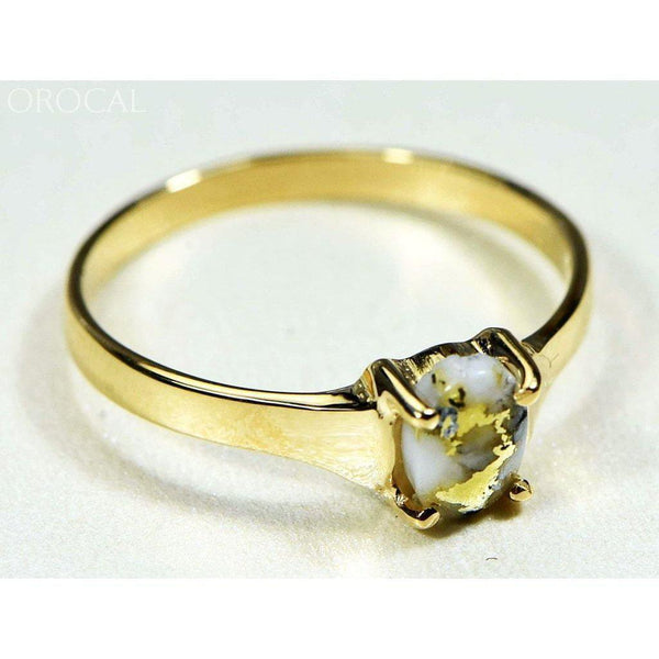 Orocal Gold Quartz Ladies Ring RLDL19Q7*5-Destination Gold Detectors