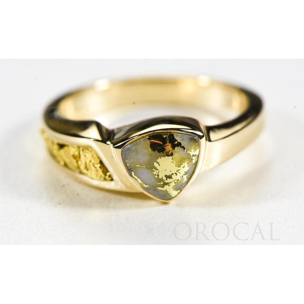 Orocal Gold Quartz Ladies Ring RLL1090NQ-Destination Gold Detectors