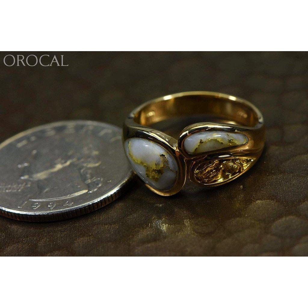 Orocal Gold Quartz Ladies Ring RLL1168NQ-Destination Gold Detectors