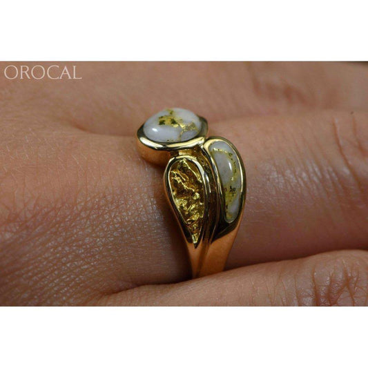 Orocal Gold Quartz Ladies Ring RLL1168NQ-Destination Gold Detectors
