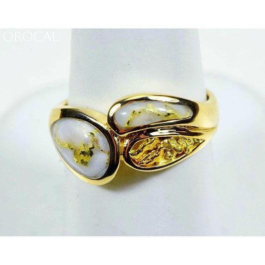 Orocal Gold Quartz Ladies Ring RLL1168NQ-Destination Gold Detectors