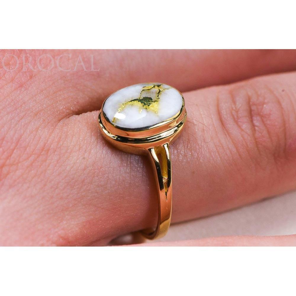 Orocal Gold Quartz Ladies Ring RLL1348Q-Destination Gold Detectors