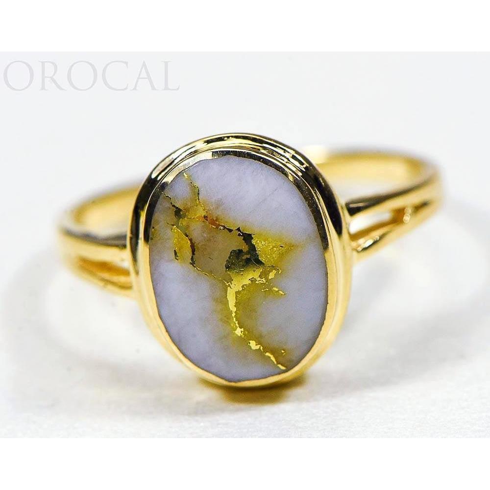 Orocal Gold Quartz Ladies Ring RLL1348Q-Destination Gold Detectors