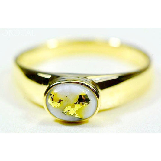 Orocal Gold Quartz Ladies Ring RLL1427Q-Destination Gold Detectors