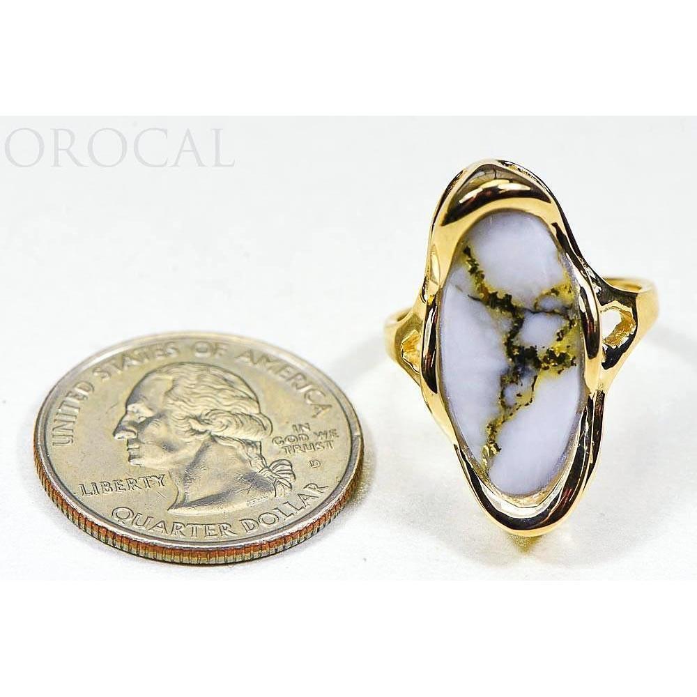 Orocal Gold Quartz Ladies Ring RLN790Q-Destination Gold Detectors