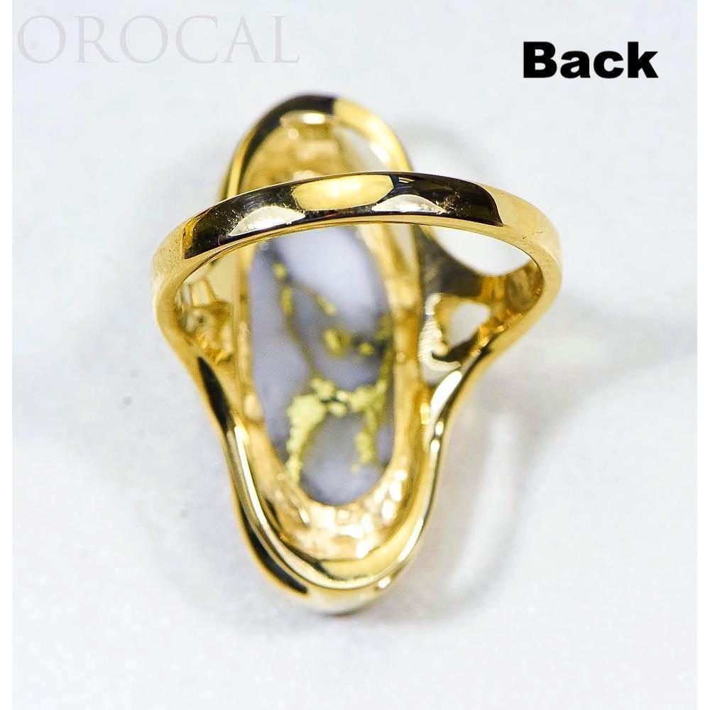 Orocal Gold Quartz Ladies Ring RLN790Q-Destination Gold Detectors