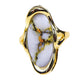 Orocal Gold Quartz Ladies Ring RLN790Q-Destination Gold Detectors