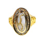 Orocal Gold Quartz Ladies Ring with Diamonds RL1049DQ-Destination Gold Detectors