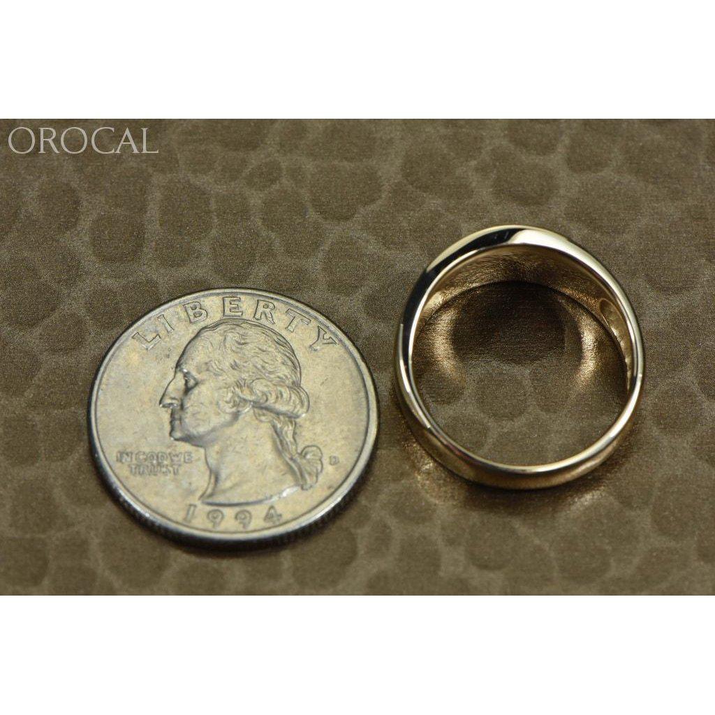 Orocal Gold Quartz Ladies Ring with Diamonds RL1075DQ-Destination Gold Detectors