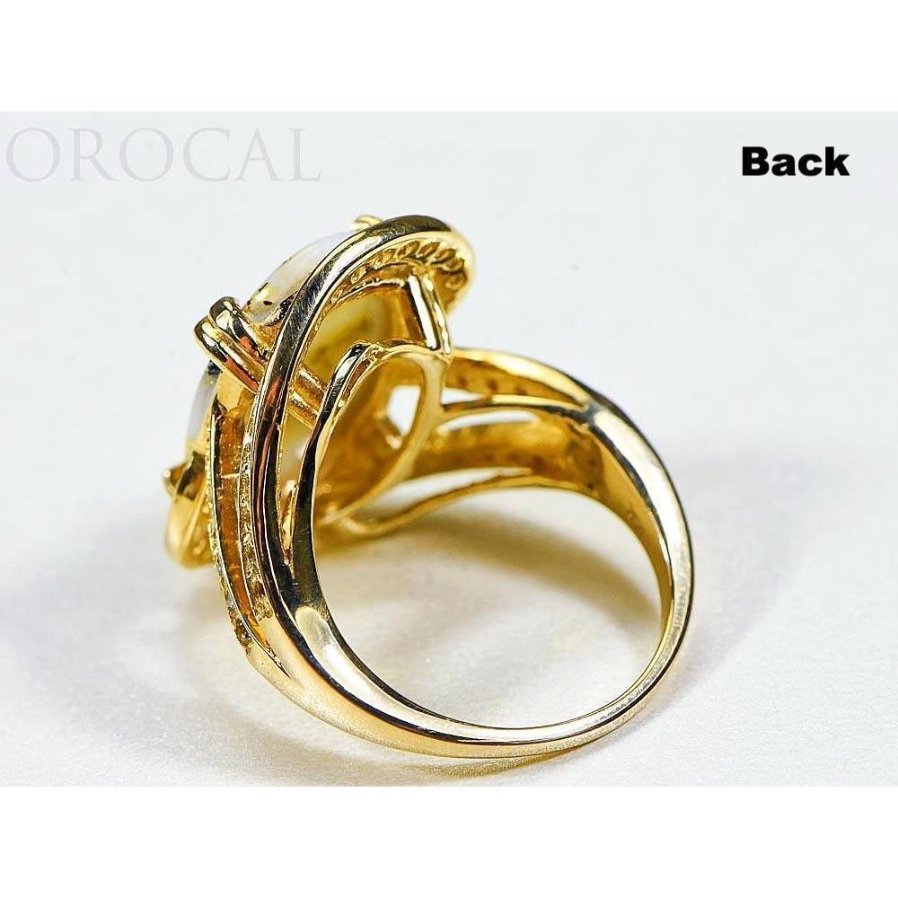 Orocal Gold Quartz Ladies Ring with Diamonds RL1105DQ-Destination Gold Detectors