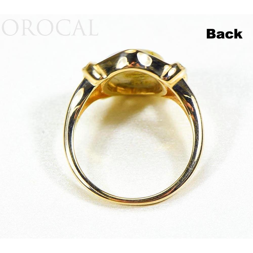 Orocal Gold Quartz Ladies Ring with Diamonds RL1107DQ-Destination Gold Detectors