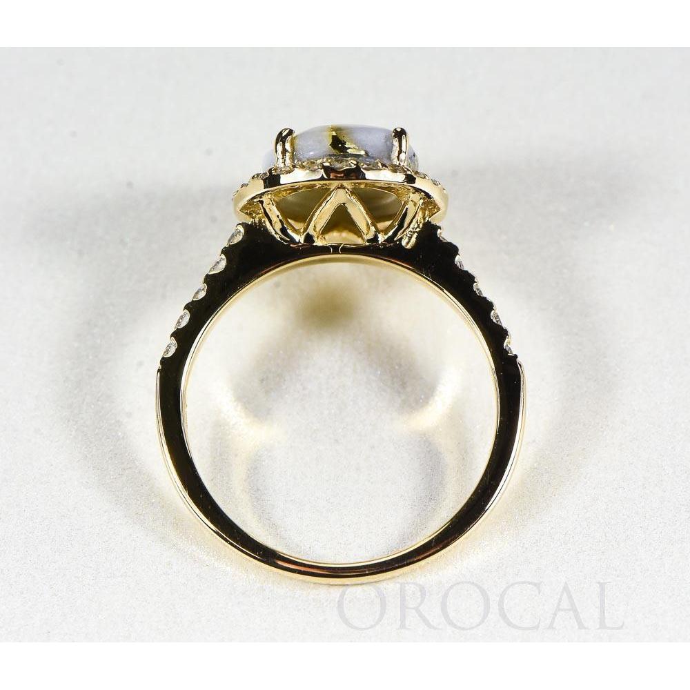Orocal Gold Quartz Ladies Ring with Diamonds RL1109DQ-Destination Gold Detectors