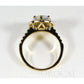 Orocal Gold Quartz Ladies Ring with Diamonds RL1109DQ-Destination Gold Detectors