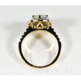 Orocal Gold Quartz Ladies Ring with Diamonds RL1109DQ-Destination Gold Detectors