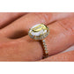Orocal Gold Quartz Ladies Ring with Diamonds RL1109DQ-Destination Gold Detectors