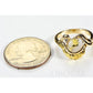 Orocal Gold Quartz Ladies Ring with Diamonds RL1137DNQ-Destination Gold Detectors