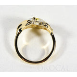 Orocal Gold Quartz Ladies Ring with Diamonds RL1137DNQ-Destination Gold Detectors