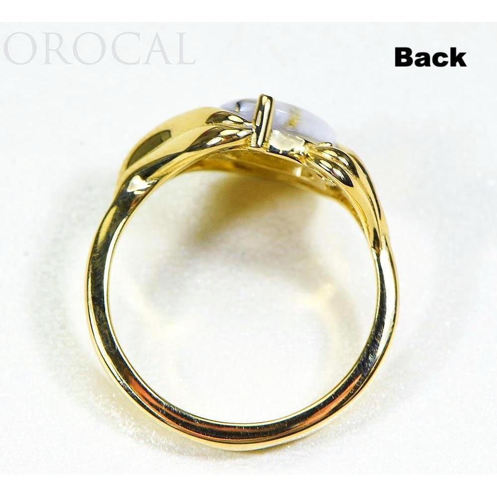 Orocal Gold Quartz Ladies Ring with Diamonds RL1137DQ-Destination Gold Detectors
